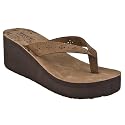 Women's Mossimo Supply Co. Lona Wedge Flip Flops - Brown