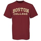 Boston College Eagles Maroon Vertical Arch T-shirt