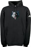 Minnesota Timberwolves Adidas Primary Logo Patch Hooded Sweatshirt