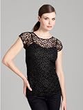 GUESS by Marciano Lace Cap Sleeve Top