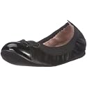 Buffalo London 210-2203 SILK PATENT BLACK 19 113228 Damen Ballerinas