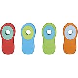 OXO Good Grips Magnetic All Purpose Clips, Brights, 4-Pack