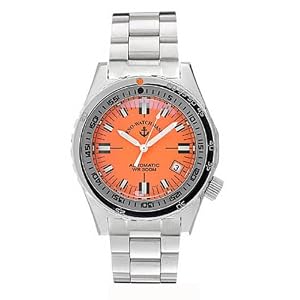Zeno Automatic Orange Army Diver Swiss Made Watch 465N-A5M