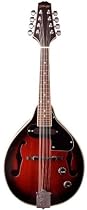 Stagg M50E Electro Acoustic Bluegrass Mandolin Redburst