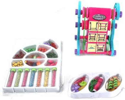 Creative You Bracelet Workshop Toy Jewelry Making Set, Comes w/ Jewelry Weaving Machine, Assorted Beads and Charms, String by Toy Jewelry Sets