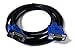 MaxLLTo 10FT 15 PIN BLUE SVGA VGA ADAPTER Monitor M/M Male To Male Cable CORD FOR PC TV