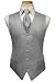 Venetian Tuxedo Vest with Matching Windsor Band Tie - Many Colors to Choose From!