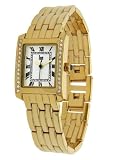 Lip - 10831312 - Montre Femme - Quartz Analogique - Cadran Blanc - Bracelet en M&eacute;tal Jaune