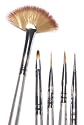 5 teiliges Gel Pinselset incl. Dotting Tool