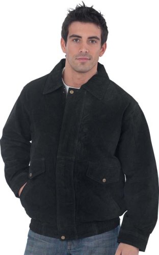 Buy Mens Black Suede Jacket