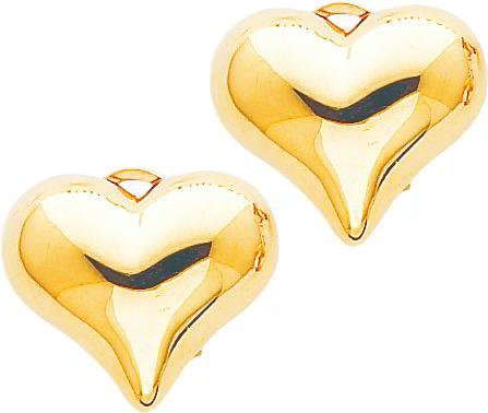 14K Yellow Gold Clip On Fancy Earrings Ear Jewelry |B