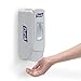 PURELL ADX-7 Push-Style Hand Sanitizer Dispenser, White, for 700 mL PURELL ADX-7 Hand Sanitizer Refills (Pack of 1) - 8720-06