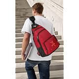 University of Alabama Sling Backpack Alabama Crimson Tide One Strap Backpacks for Travel or School Bags - BEST QUALITY Unique Gifts For Boys, Girls, Adults, College Students, Men or Ladies