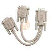 SVGA Monitor Video Y Splitter Cable for VGA to Dual 2