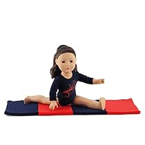 18 Inch Doll Clothes/Clothing Leotard with Gymnastics Tumbling Mat l Fits 18