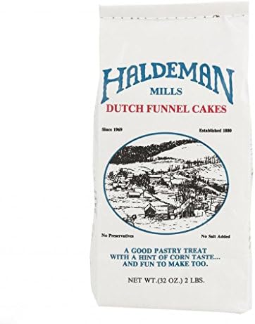 Haldeman Mills Dutch Funnel Cake Mix, Milled in PA Dutch Country, 2 Lb. (Pack of 2)