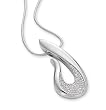 Celesta - Damenschlangenkette 42+5cm mit Zirkonia besetztem Anh�nger 500243214RL