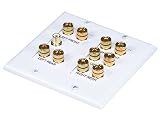 41nz6T9RHUL. SL160  Best Price on 5.1 Surround Sound Distribution Wall Plate 2 gang ..Get This