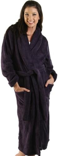 Alexander Del Rossa Women's Microfiber Fleece Bathrobe Robe