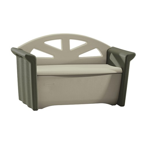 Childrens Toyshop  Outdoor Living : Rubbermaid Patio Storage Bench
