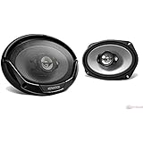Kenwood KFC-6965S 6 x 9 Inches 3-Way 400W Speakers, Pack of 2
