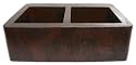 COPPER FARMHOUSE APRON KITCHEN SINK