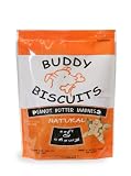 Cloud Star Soft & Chewy Buddy Biscuits, Peanut Butter Madness, 6 Ounce Stand-up Pouch (Pack of 4)