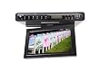 Visua 10.2" Under Cabinet Flip Down Kitchen TV with DVD, Clock / Radio