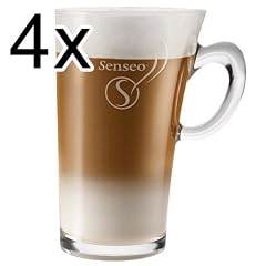 Senseo Latte Macchiato Glastasse, 260 ml, 4er Pack