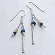 Queen of Wands Sterling Silver Earrings