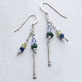 Queen of Wands Sterling Silver Earrings