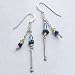 Queen of Wands Sterling Silver Earrings