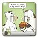 Rich Diesslins Funny General Cartoons - Cow Eating a Big Ronald Burger at a Fast Food...