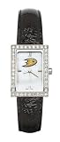 Anaheim Ducks Ladies Allure Watch Black Leather Strap