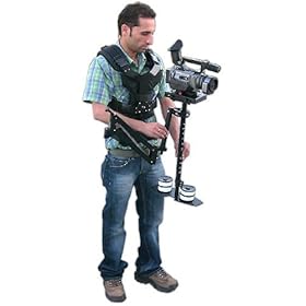 Comfort arm and Vest flycam 5000 kit with quick release base plate and carry case
