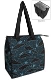 Dolphins Reusable Insulated Grocery Shopping Bags ECO FRIENDLY GREEN Tote