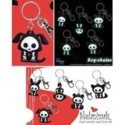 Skelanimals: Dax the Dog Key Chain