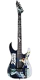 ESP LTD Kirk Hammett Signature White Zombie Graphic Electric Guitar