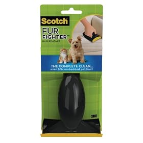 3M Scotch FurFighter 849SK-5 Hair Remover Kit, 1-Handle with 5-Sheets