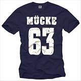 Coole Bud Spencer T-Shirts dunkelblau MÜCKE 63 T-Shirt Größe XXL