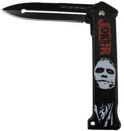 "The Joker" Ao "Why so Serious ?" Folding Knife Black