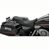 BKRider Predator 2-Up Seat, Flame Stitch for Harley-Davidson Touring Models by Generic
