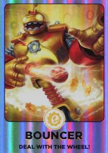 Skylanders Giants #167 Bouncer Rainbow Foil Trading Card [Toy]