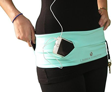 Limber Stretch Hip Hug Spandex Lycra Runner Waist Pack for Sports & Travel!