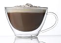 Luigi Bormioli Duo 13-Ounce Latte/Cappuccino Glasses, Set of 4