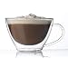Luigi Bormioli Duo 13-Ounce Latte/Cappuccino Glasses, Set of 4