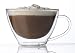 Luigi Bormioli Duo 13-Ounce Latte/Cappuccino Glasses, Set of 4