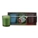 3 Piece Votive Candle Set - Organic Cotton, Eucalyptus Mint, & Acai Black Currant By Chesapeake Bay Candles, Soy Wax
