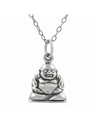 Sterling Silver Buddha Necklace