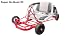 Go-Ped Super Go Quad 30 Gas Powered Mini-Kart (Silver)